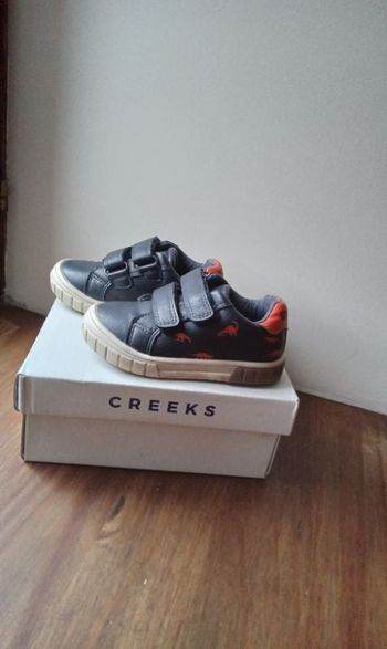 Basket sneakers à scratch Garçon pointure 22 bleu marine Creeks