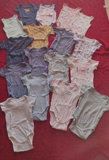 Lot bodies été 12 mois