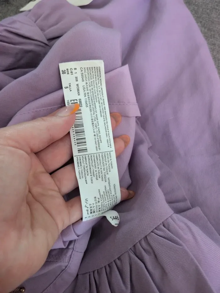 Petite jupe courte Mango - Taille 38 - Neuve avec étiquette - photo numéro 8
