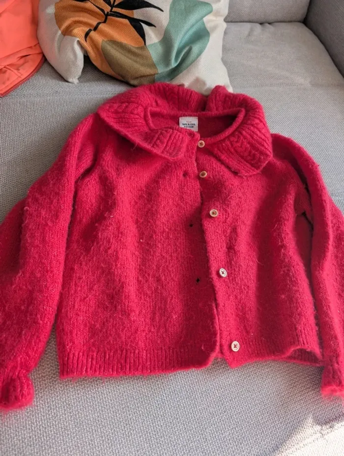 Gilet rouge 5 ans