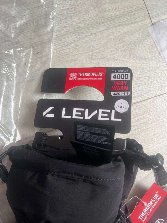 Moufle de ski enfant level gloves neuf taille 7jr xxl prix boutique 59,95€ - photo numéro 3