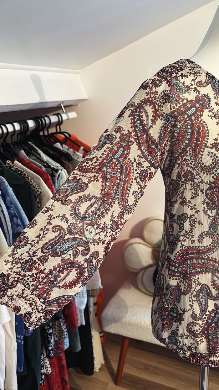 Blouse bohème transparente Boutique Indépendante T40 - photo numéro 2