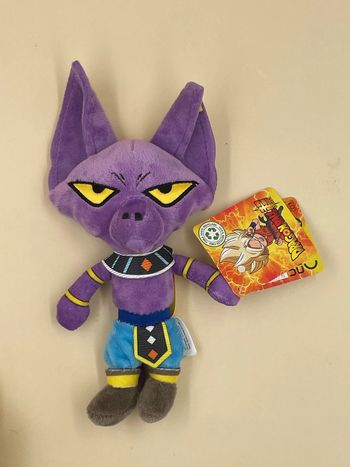 Peluche Dragon Ball Beerus 22 cm neuf