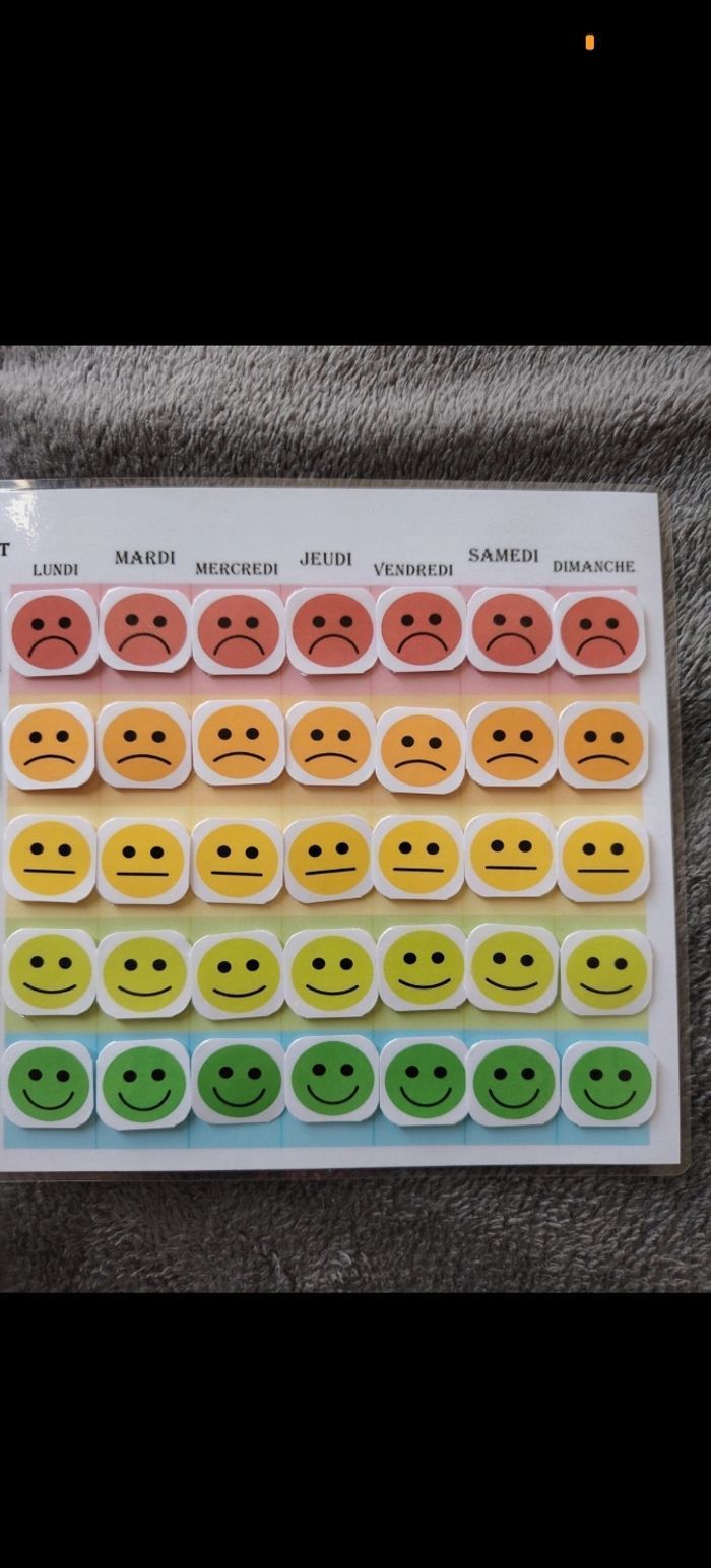 Tableau comportement plastifié conçu pour les enfants - photo numéro 4