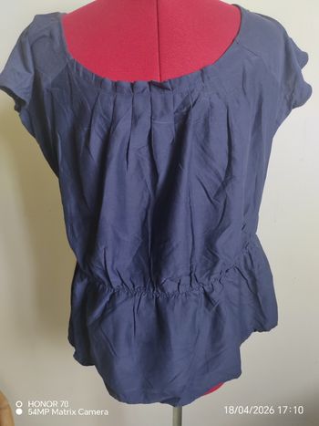 Top en soie et coton