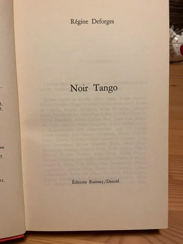Noire Tango - Regine Deforges - photo numéro 4