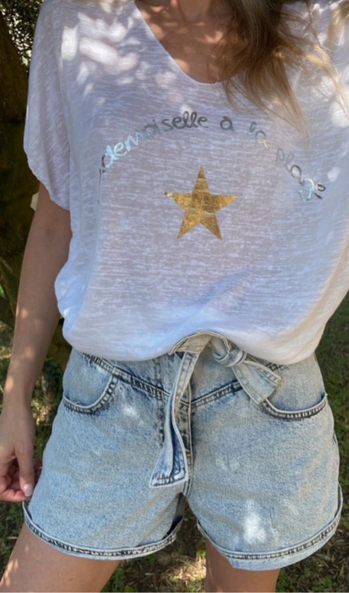 Tee-shirt tendance taille unique - photo numéro 5
