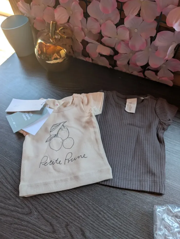 Lot de 2 t-shirts neuf h&m taille 50