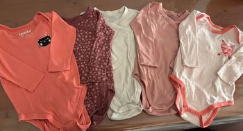 Lot de 5 bodies manches longues