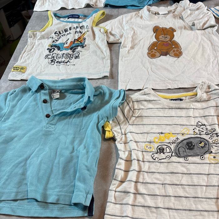 Lot 10 t-shirts 12 mois - photo numéro 2