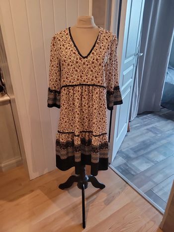 Robe fluide camaïeu taille L