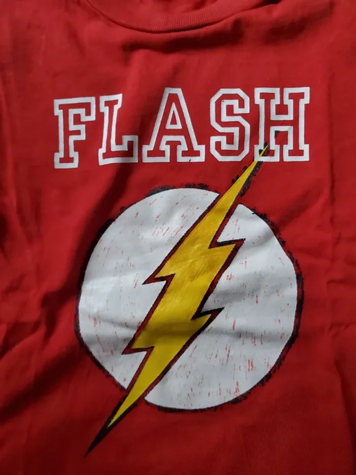 T shirt Flash 4 ans - photo numéro 3