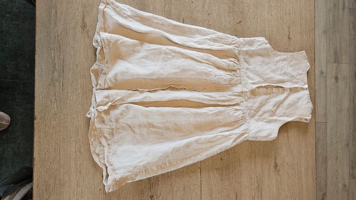 Robe courte beige sans manche, Cacharel, 12 ans - photo numéro 8