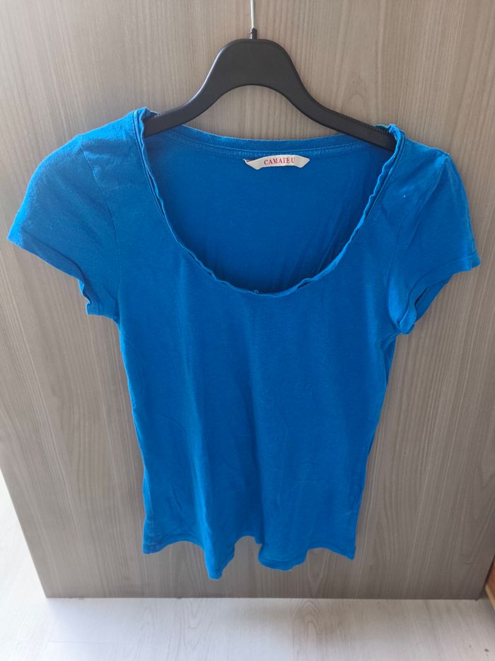 Tshirt camaïeu taille 1 xs - photo numéro 2
