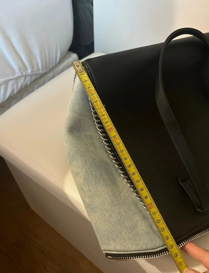 Sac femme Kaporal cuir noir et jeans - photo numéro 10