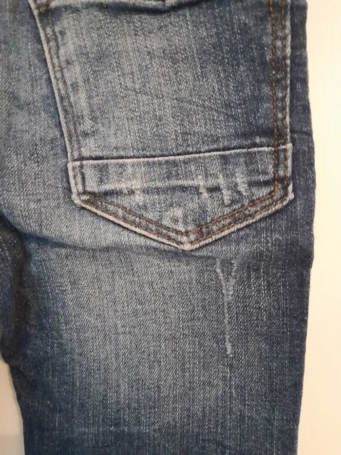 Jeans enfant, bleu marine, Marque Denim, 3-4ans, 104cm - photo numéro 6
