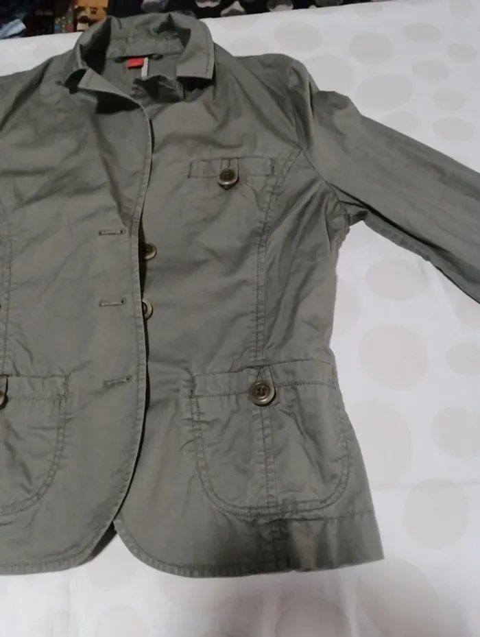 Veste blazer femme Esprit taille 40 cintrée a la taille - photo numéro 2