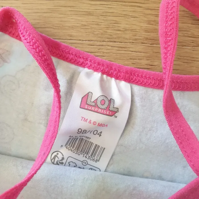🩷 Ensemble tee-shirt short LOL surprise 98/104 cm 3/4 ans #emyfleury_4ansfille - photo numéro 3
