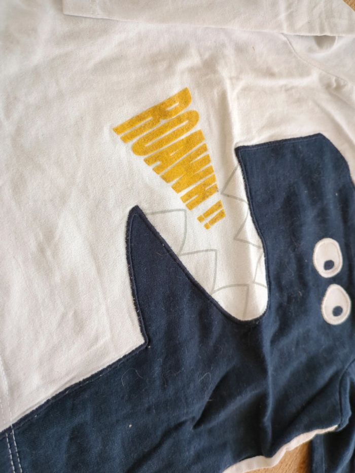 Tee-shirt manches longues 12mois dinosaure - photo numéro 3