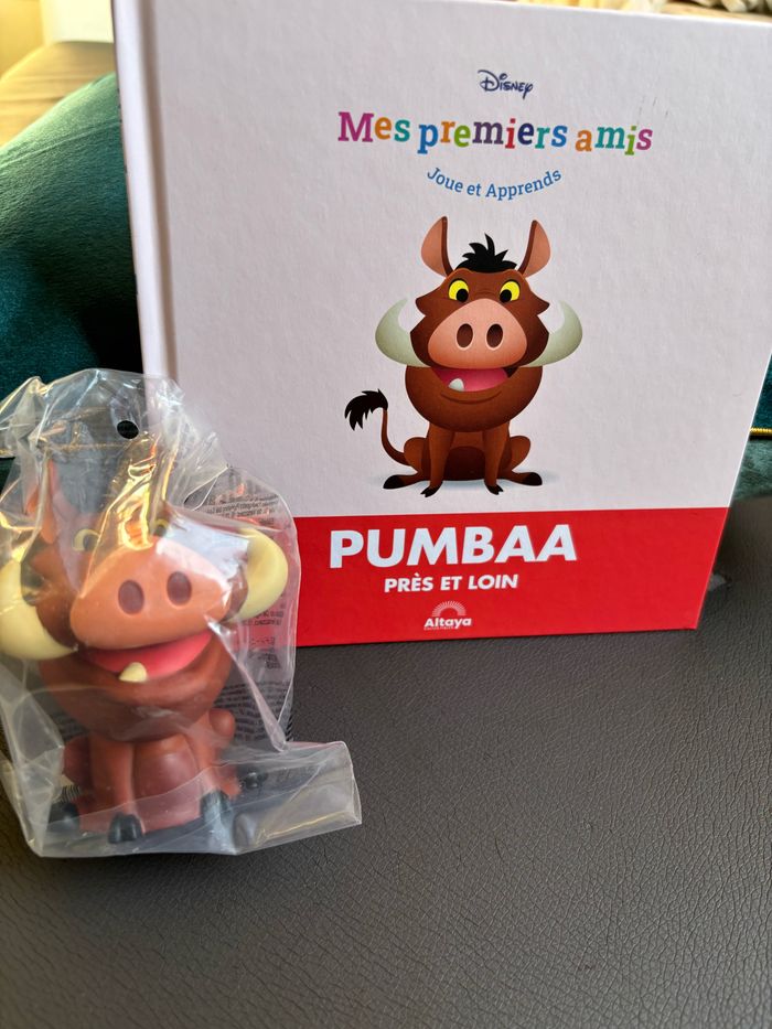 Figurine + Livre Pumbaa n 38 Mes Premiers Amis Disney Altaya