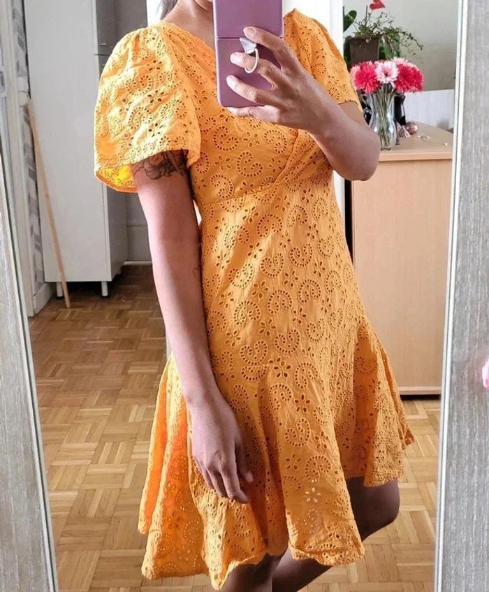 Magnifique robe orangée Primark Taille 38 - photo numéro 2