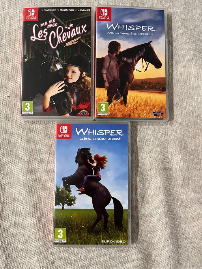 Jeux nintendo switch whisper lot