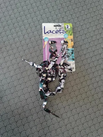Lot lacet camouflage
