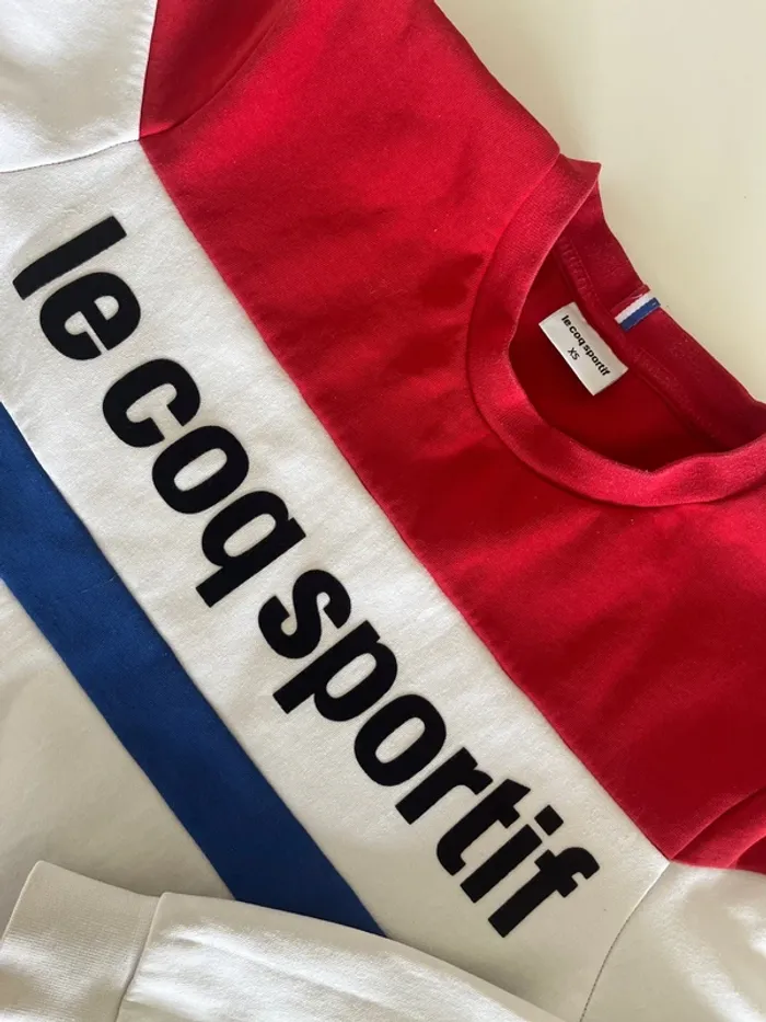 Sweat shirt le coq sportif XS - photo numéro 2