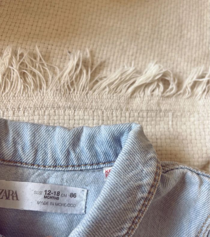 Magnifique robe en jean manches longues Zara 86 - photo numéro 4