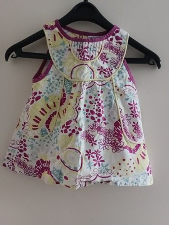 Robe à fleurs 12 mois
