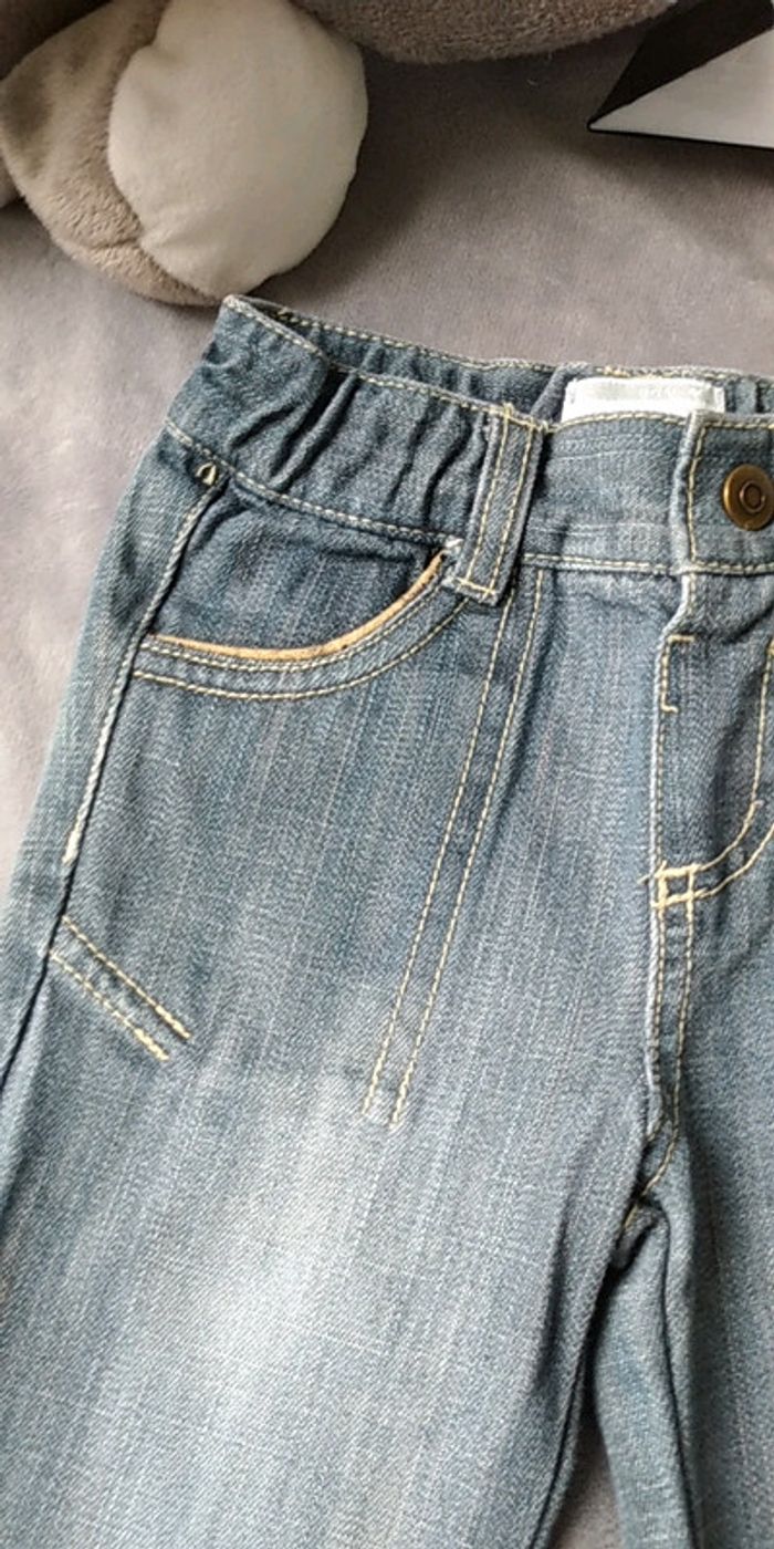 Pantalon jeans effet délavé Garçon 12 mois The Kimbaloo road story 100% coton - photo numéro 3