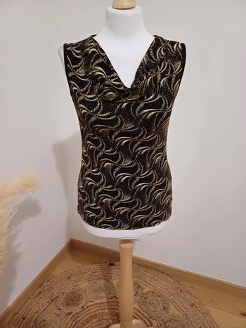 Débardeur pailleté à motifs Influx taille S 36