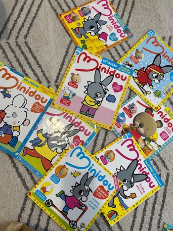 Lot minidou magazines enfant 
