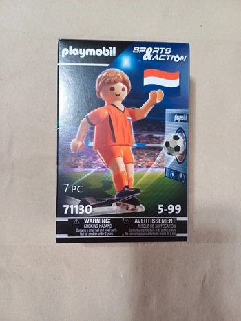 Playmobil "Joueur de football pays bas" 71130