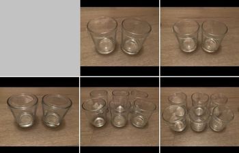 12 verines avec petit plastique en bouchon