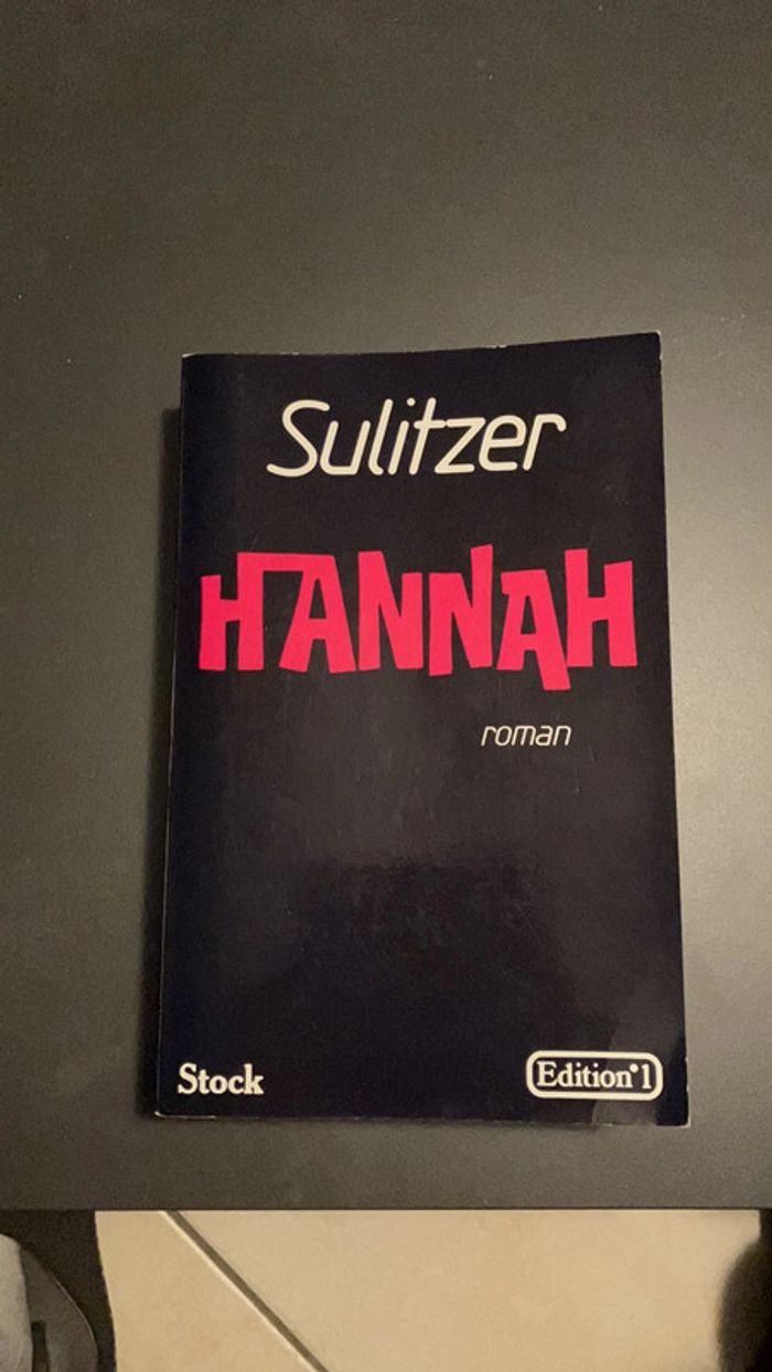 Livre « Hannah »