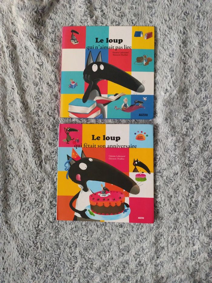 Lot de 2 livres "Le Loup"