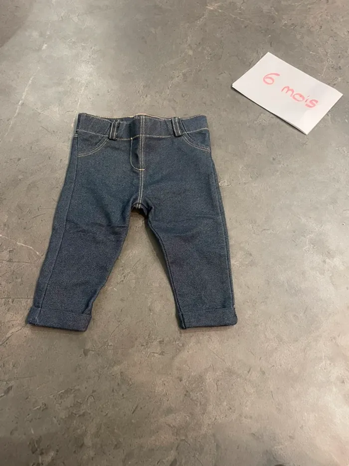 Pantalon effet jeans
