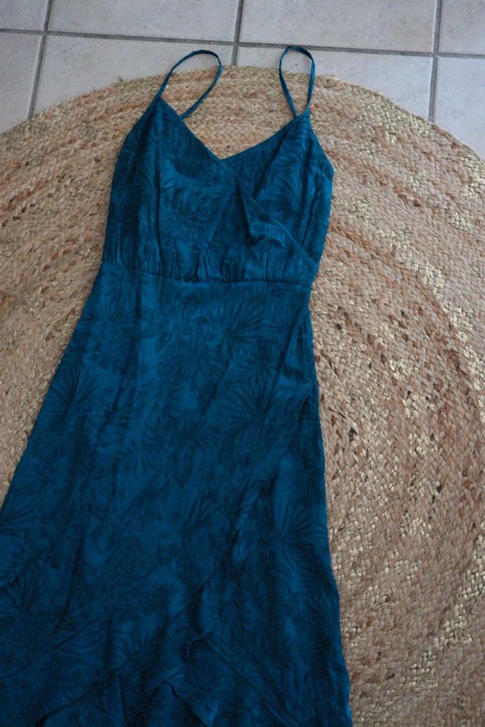 Robe longue Naf Naf bleue - photo numéro 2