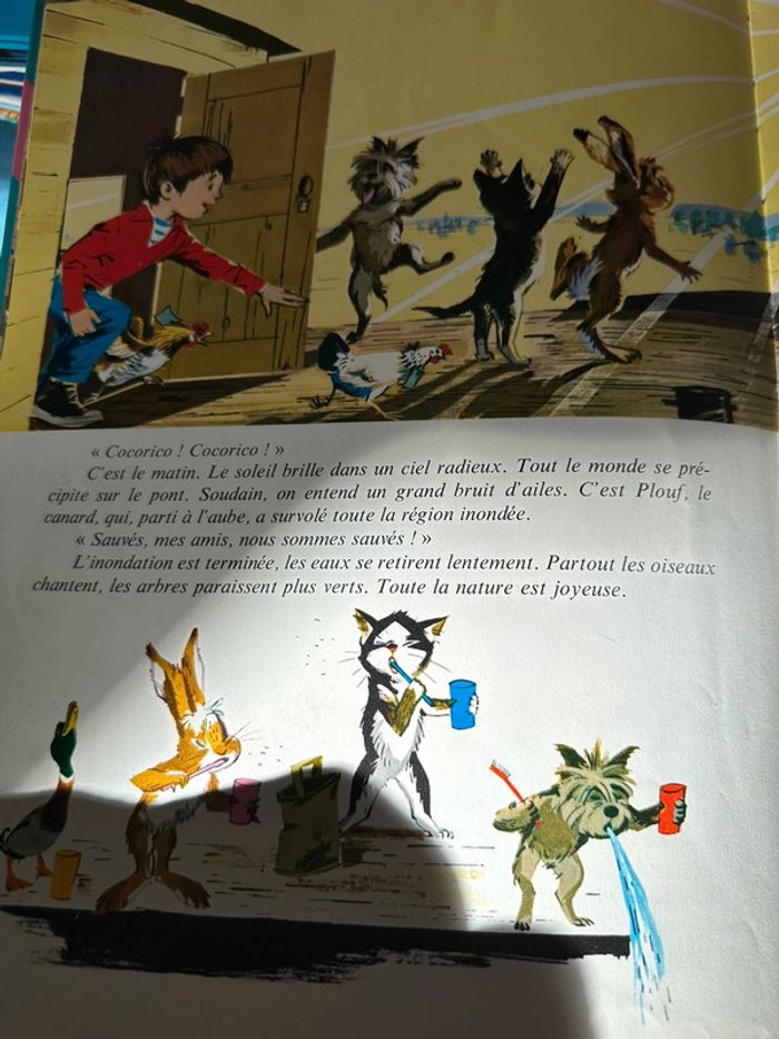 Livre ancien Fanfan et sa péniche Protégeons les animaux Grands albums Hachette Pierre Probst - photo numéro 7