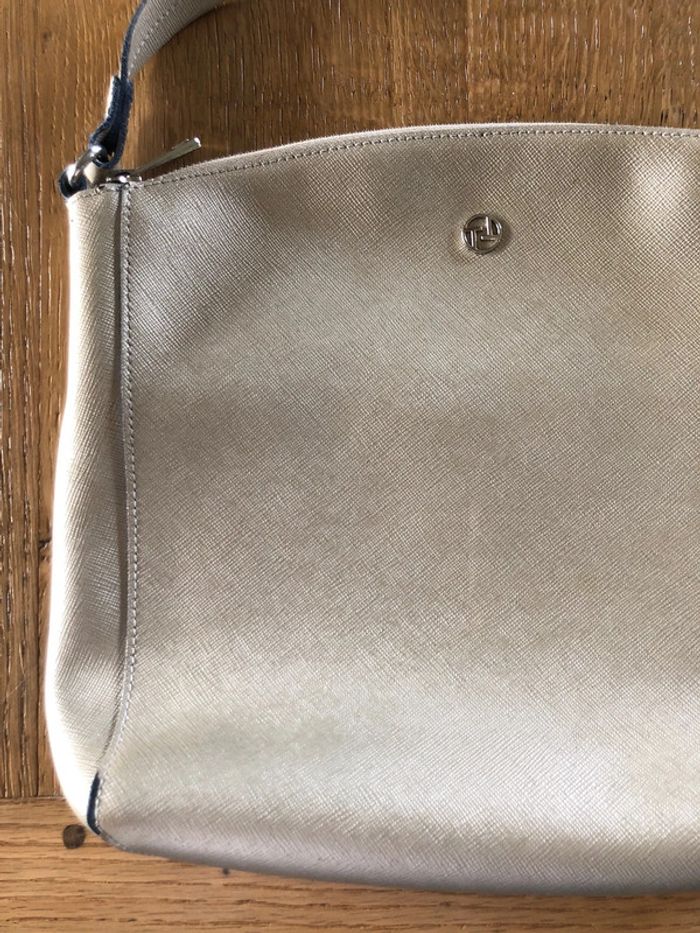 Sac à main Texier couleur beige irisé - photo numéro 3