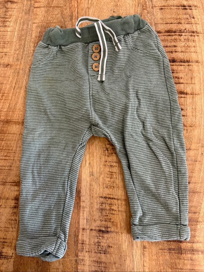 2 pantalon jogging-sarouel 18 mois - photo numéro 2