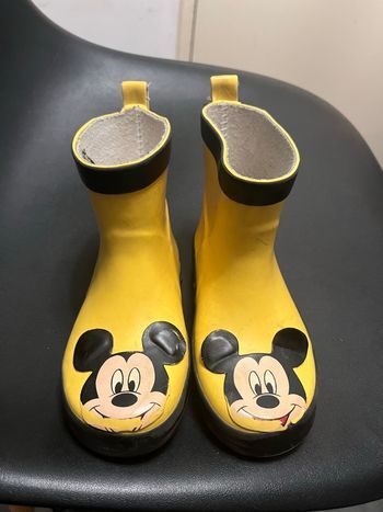 Bottes jaunes Mickey Mouse  taille 26