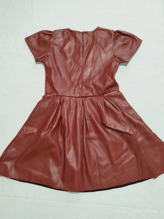Robe fille effet cuir irisé - photo numéro 4