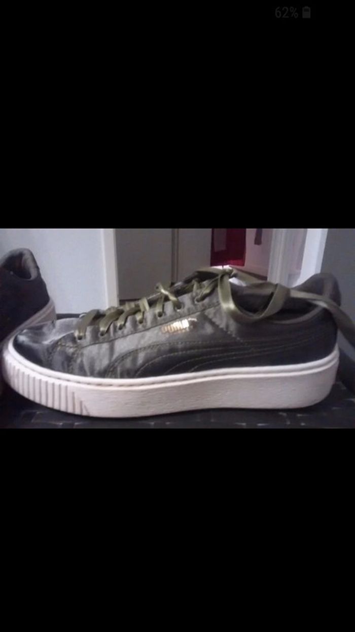 Tennis femme Puma basket, pointure 38. - photo numéro 2