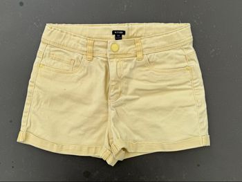 Short jean jaune clair