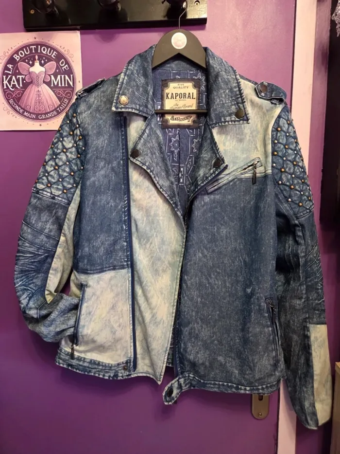 Veste en jean Kaporal T40 – Style rock & chic