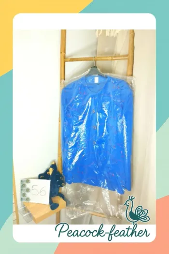 Tailleur bleu jupe 56