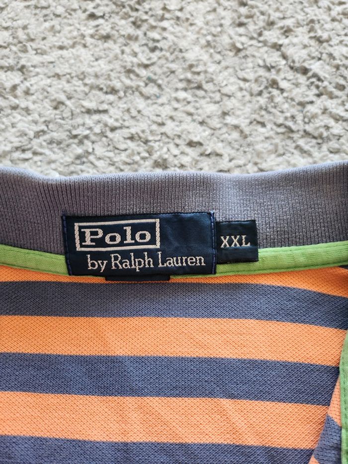 Polo Ralph lauren a rayures taille XXL - photo numéro 4