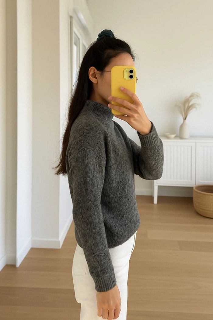 Pull col roulé en laine Zara - photo numéro 2